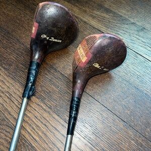 Vintage Golf Clubs - Brown